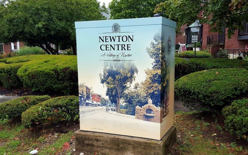 Newton Centre village